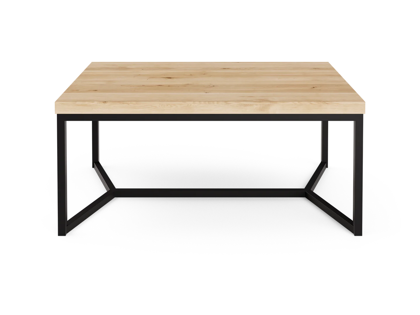 NOR Wood & Steel Coffee Table 1000x600x450 Oak
