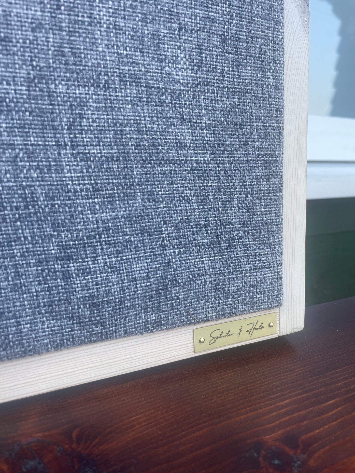 Sound Absorber acoustic wall panel wooden frame "S1 Wood" 1020x520x60mm